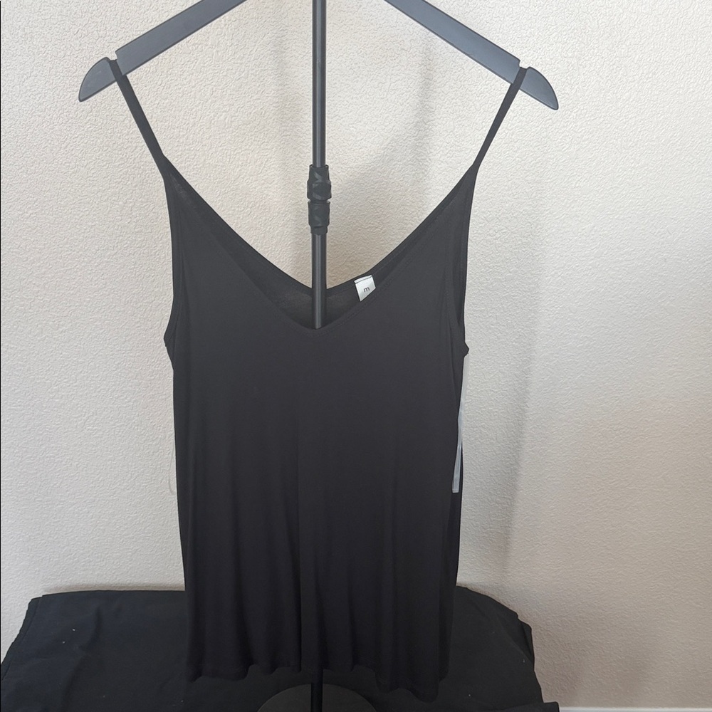 Sleek Black Women's Camisole Top